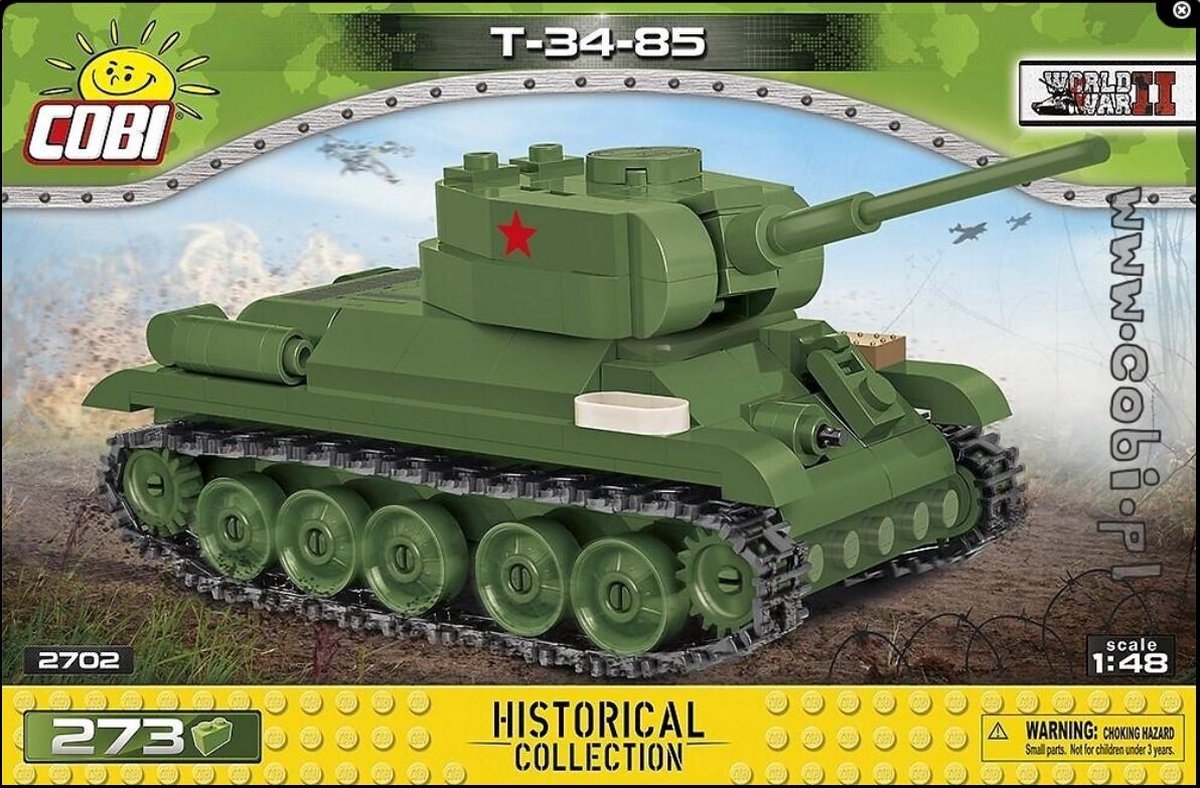 COBI | 2702 | T-34-85 | 1:48